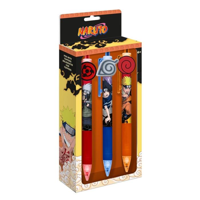 Naruto Shippuden pack of 3 pens 43699