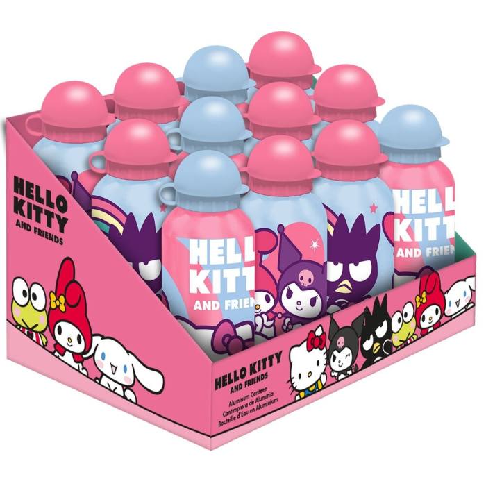 Hello Kitty and Friends assorted aluminium bottle 500ml 44000