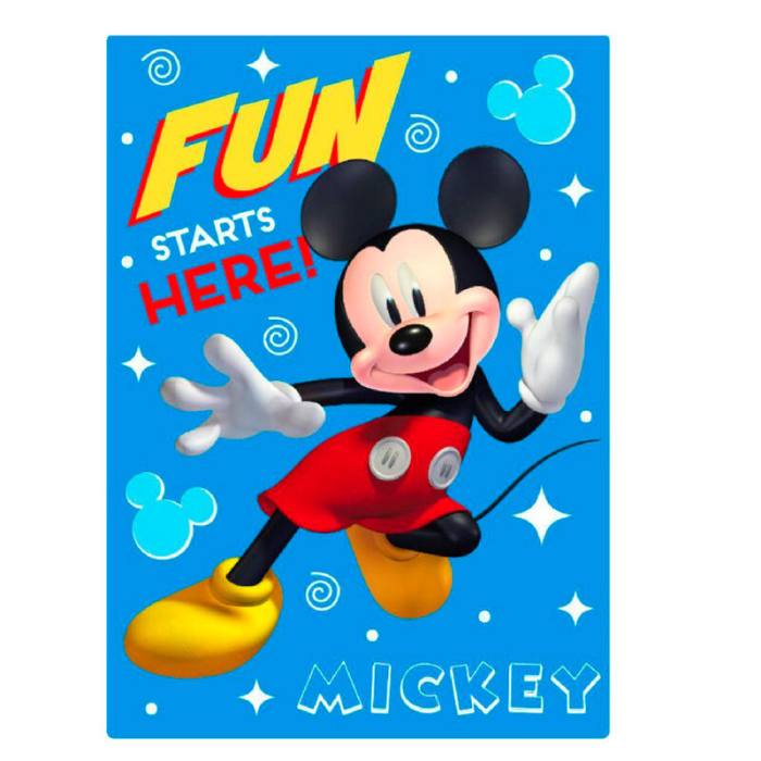 Disney Mickey polar blanket 45418