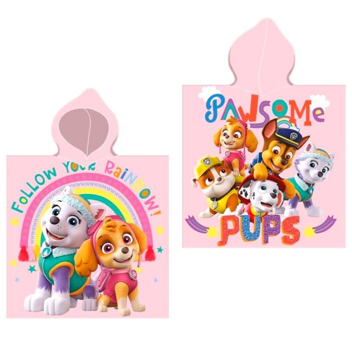 Paw Patrol cotton poncho towel 45524