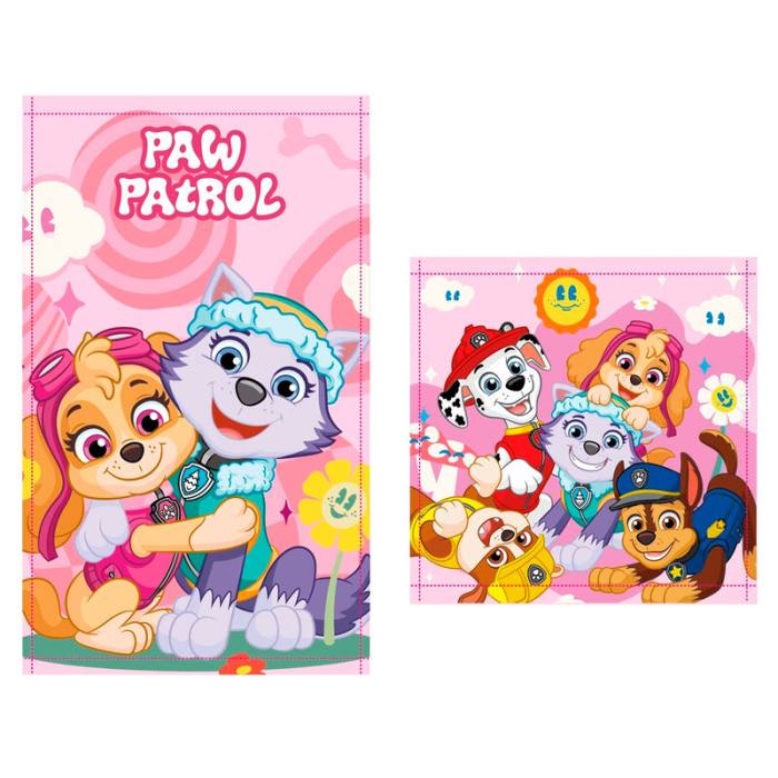 Paw Patrol set 2 cotton bath towels 45544