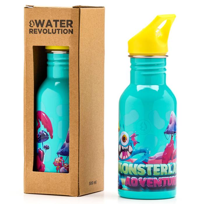 Water Revolution Monsterland stainless steel bottle 500ml 45228