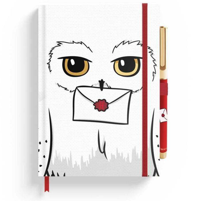 Harry Potter Hedwig A5 premium notebook + pen 48499