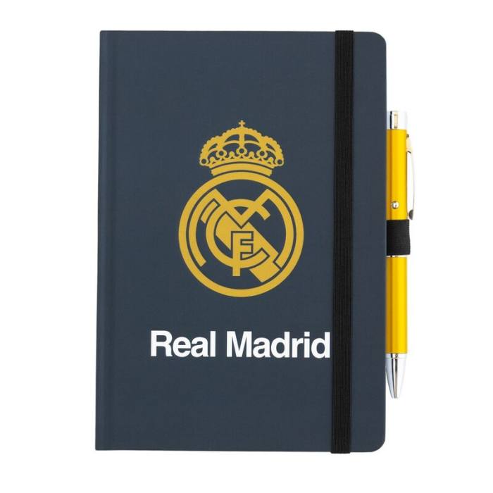 Real Madrid A5 premium notebook + projector pen 48404