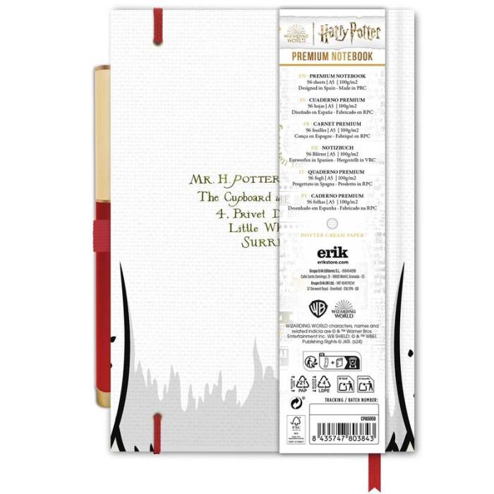 Harry Potter Hedwig A5 premium notebook + pen 48500