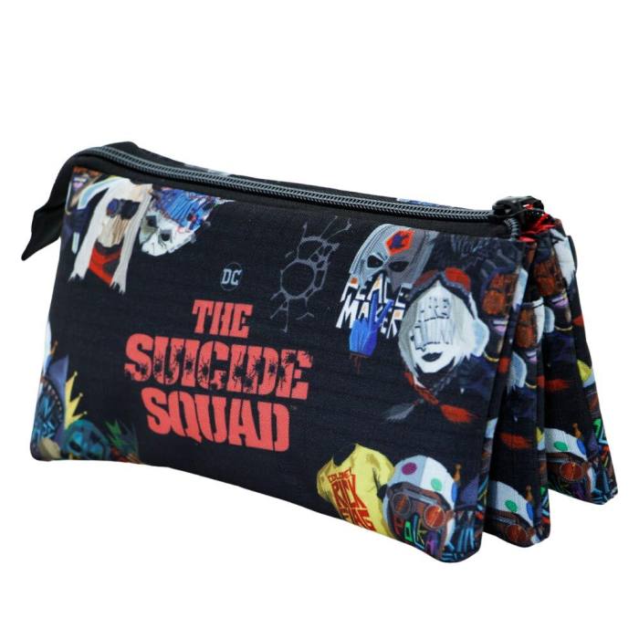 DC Comics Suicide Squad Taskforce triple pencil case 49960