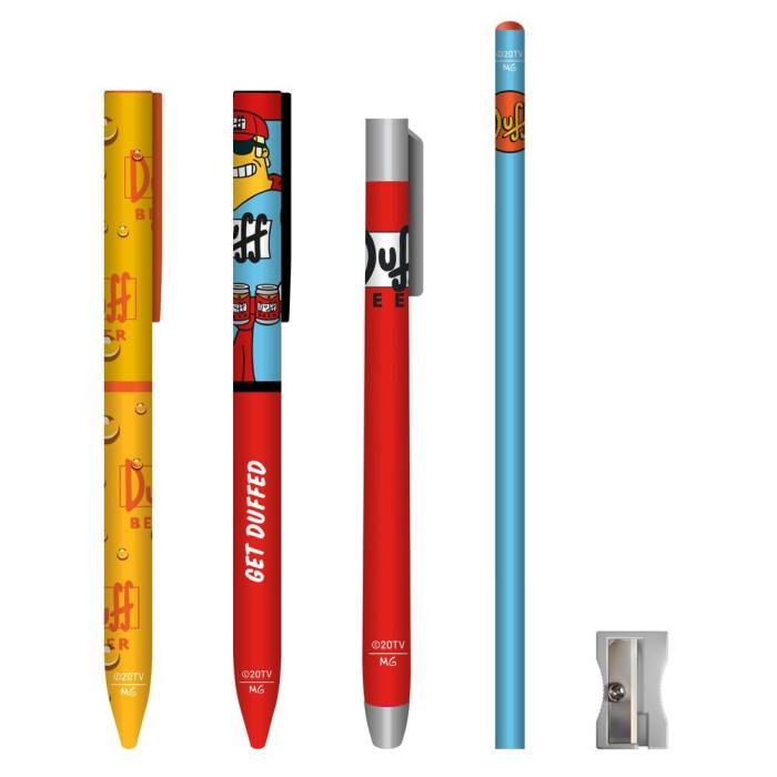 The Simpsons Pencil holders + pencils 49143