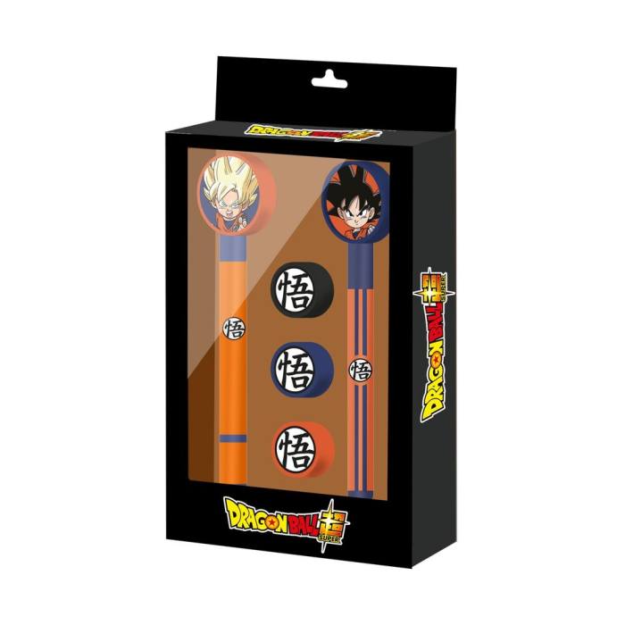 Dragon Ball Super pack Pen + Pencil + 3 erasers 51818
