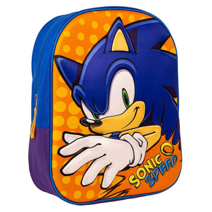 Sonic The Hedgehog 3D backpack 31cm 52110