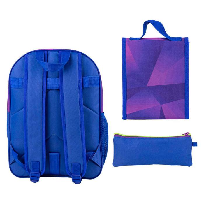 Sonic Prime pencil case + lunch box + backpack 42cm 52111