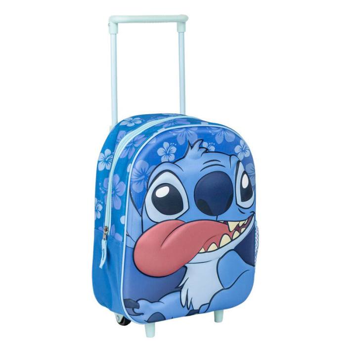 Disney Stitch 3D trolley 31cm 52315