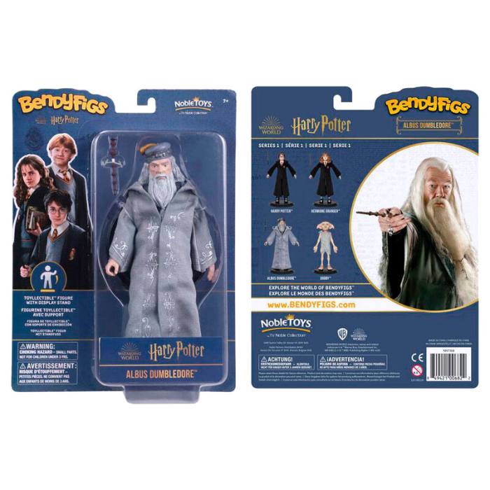 Harry Potter Dumbledore with wand Bendyfigs malleable figure 19cm 53387