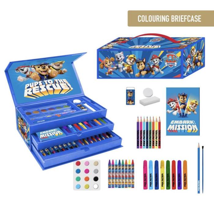 Paw Patrol colouring stationery case 53110
