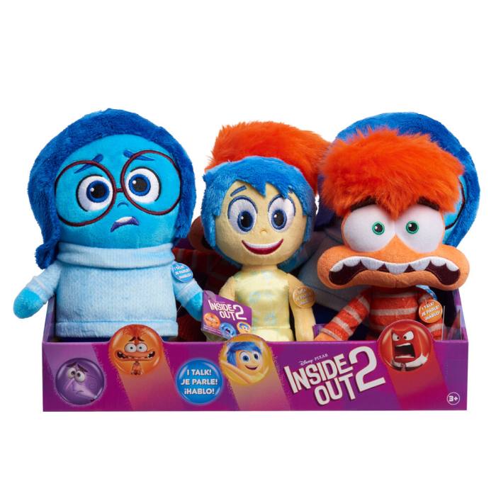English Disney Pixar Inside Out 2 assorted plush toy 20cm 54055