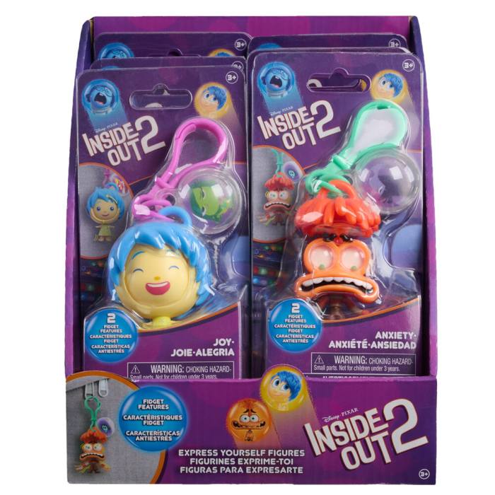 Disney Pixar Inside Out 2 assorted keychain figure 54044
