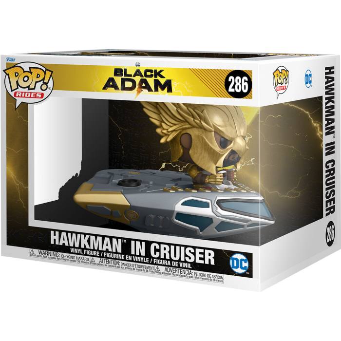 POP figure DC Comics Black Adam Hawkman in Cruiser 57781