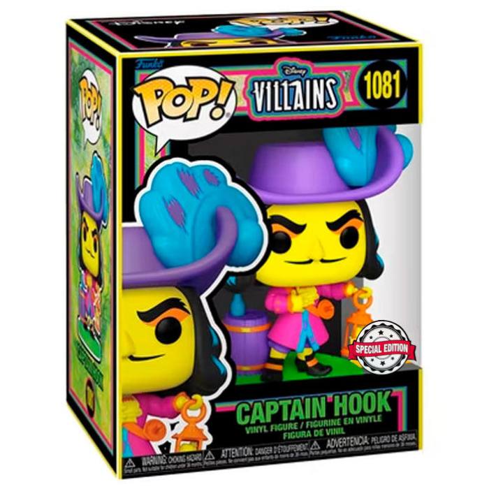 POP figure Disney Villains Hook Black Light Exclusive 57051