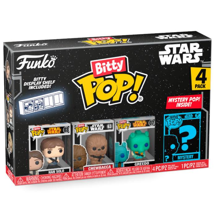 Blister 4 figures Bitty POP Sar Wars Han Solo 59222