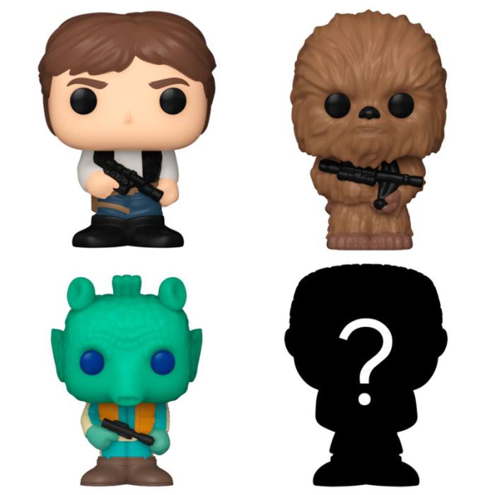Blister 4 figures Bitty POP Sar Wars Han Solo 59223