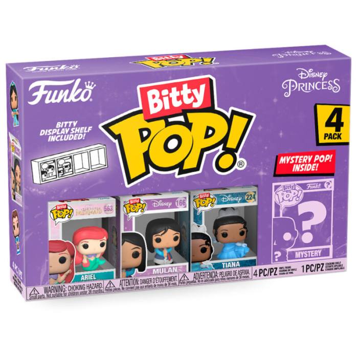 Blister 4 figures Bitty POP Disney Princess Ariel 59865