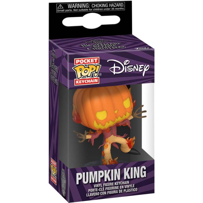 Pocket POP Disney Keychain Nightmare Before Christmas 30th Anniversary Pumpkin King 59563