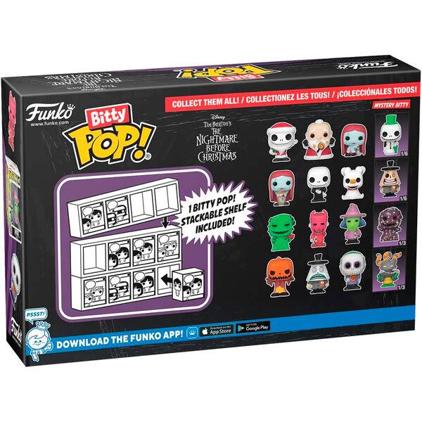 Blister 4 figures Bitty POP Disney Nightmare Before Christmas Santa Jack 59854