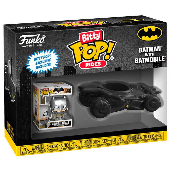 Bitty POP figure Ride DC Batman with Batmobile 62884