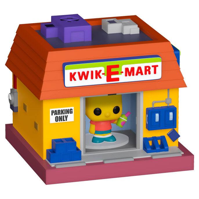 Bitty POP figure Town Simpsons Bart Simpsons and Kwik-E-Mart 62995