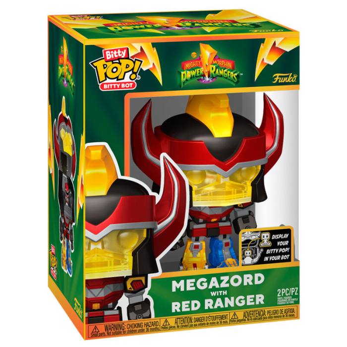 Bitty Bots figure Mighty Morphin Power Rangers Megazord with Red Ranger 62939