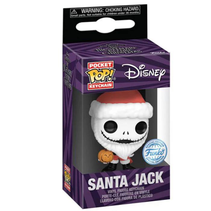 Pocket POP Keychain Disney Nightmare Before Christmas Santa Jack Exclusive 62604