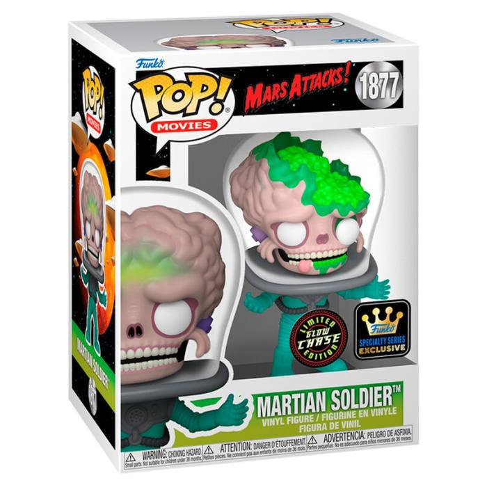 POP figure Mars Attacks Martian Soldier Exclusive Chase 63322