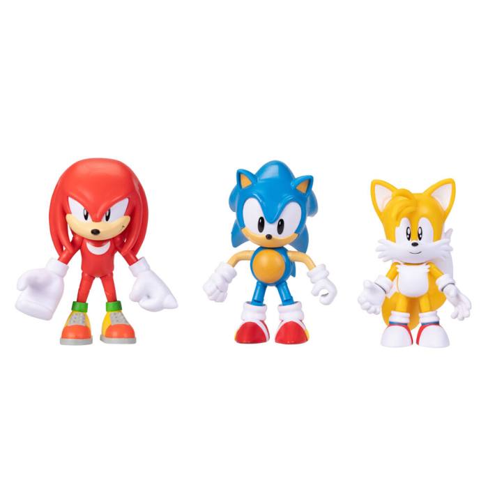 Sonic the Hedgehog Classic pack 3 figures 10cm 64864