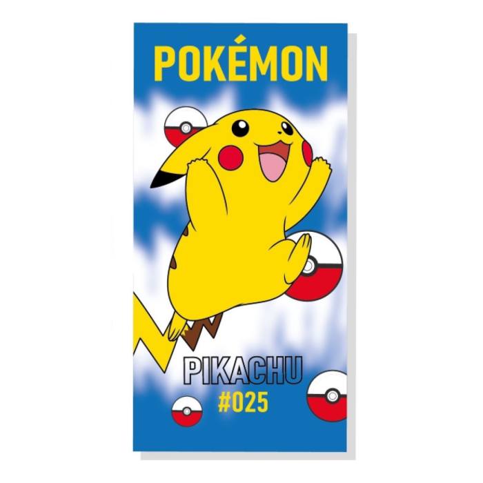 Otroška plažna brisača POKÉMON – Pikachu 65675